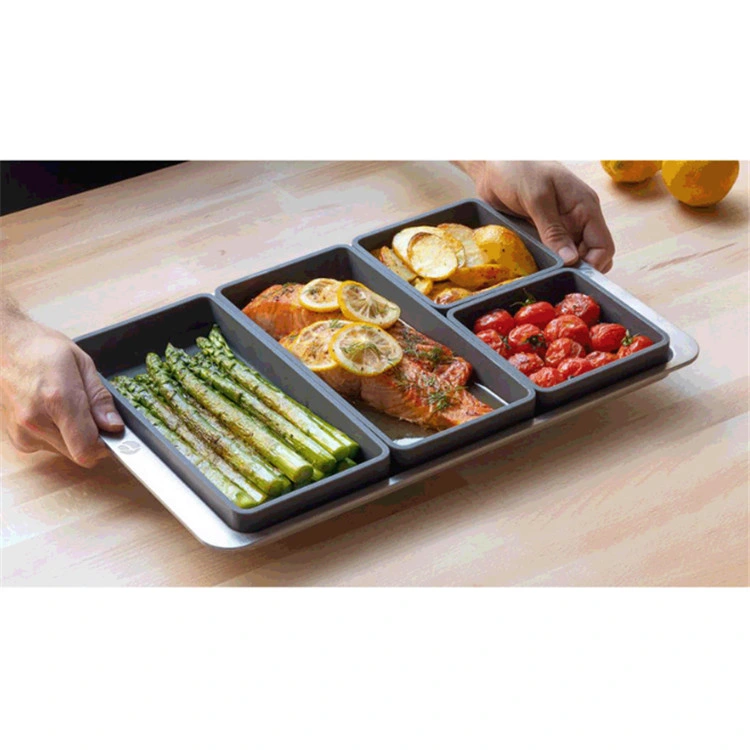 Non Stick Microwave Safe Silicone Baking Tray Reimagined Cooking Sheet Pans