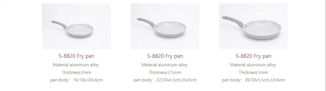 Multi-Function Factory Cookware Ceramic Coating Non-Stick Kitchen Cookware Sets Aluminum Fry Pan