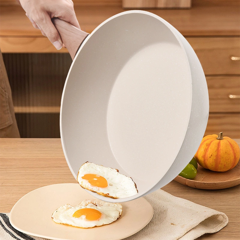 Non-Stick Non-Oily Fume Cookware Frying Pan Wok with Lid