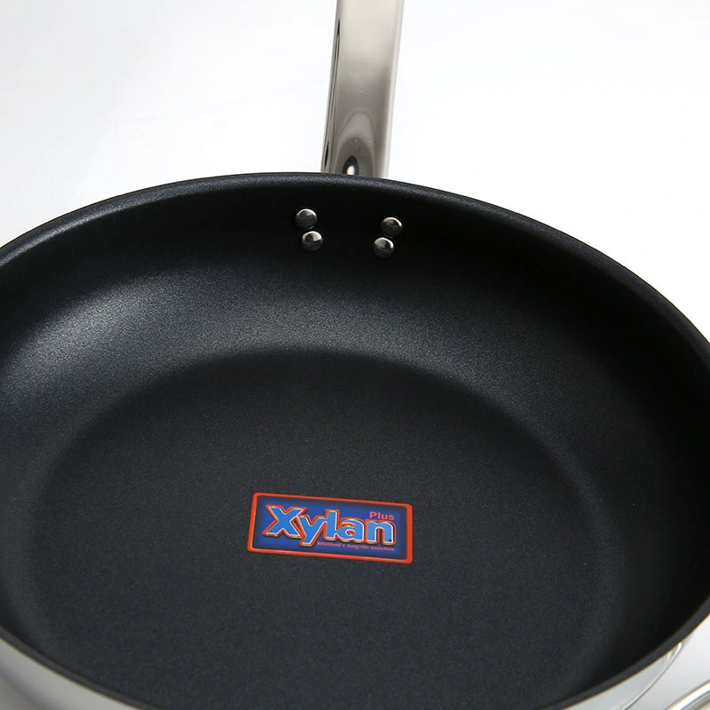 24cm/9.5 Inch Non-Stick Frying Pan with Lid Stainless Steel Cookware High-Quality Kitchen Cook Pot Factory Wholesale