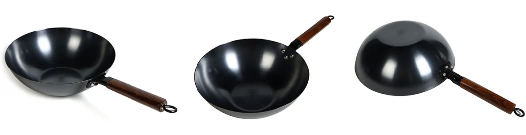 Natural Non-Stick Carbon Steel Cookware Rustproofing Carbon Steel Stir Fry Pans