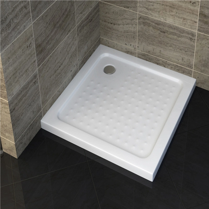 Auqacubic Made in China Accessories Non-Slip Restroom Shower Trays Flat Bathroom Pan