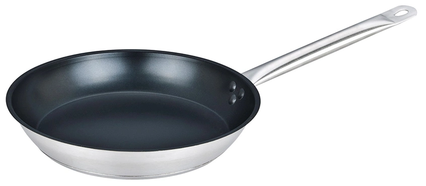 Heavybao Stainless Steel Frying Pan Non-Stick for Restaurant