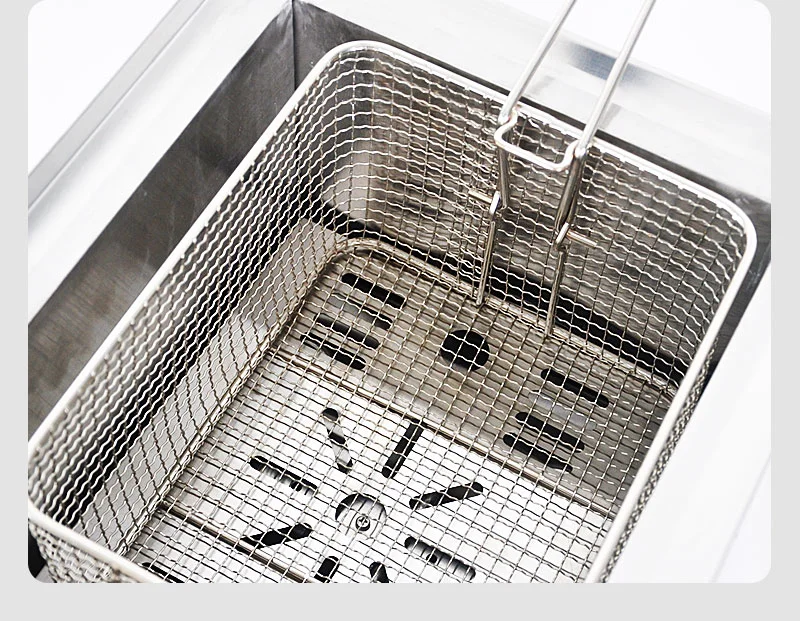 China Manufacturer Tamperature Control Timing Deep Fryer Pan with Basket