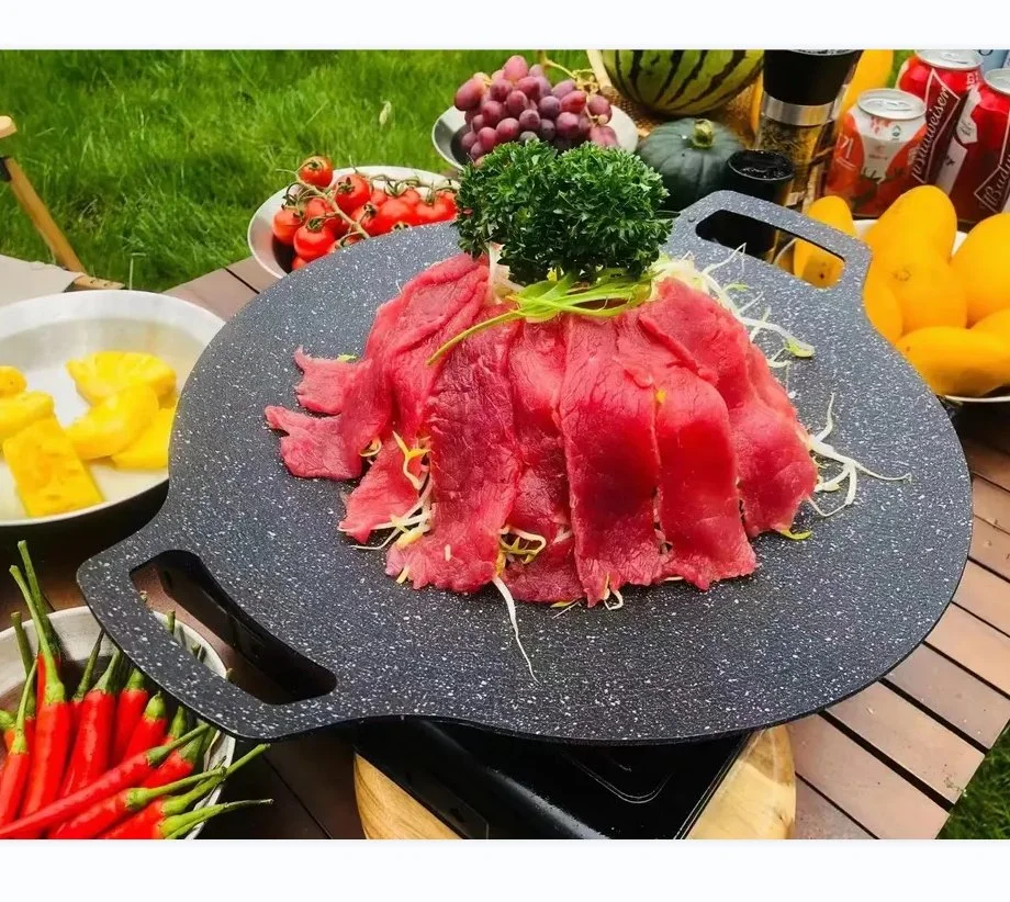 Korean Style Multifunctional Indoor Non Stick Electric Cooking Pan