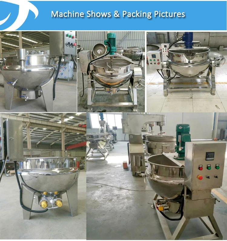 Industrial Stirring Large Commercial Biryani Mixing Sauce Pepper Frying Machine 500 Liters Stainless Steel Cooking Pot