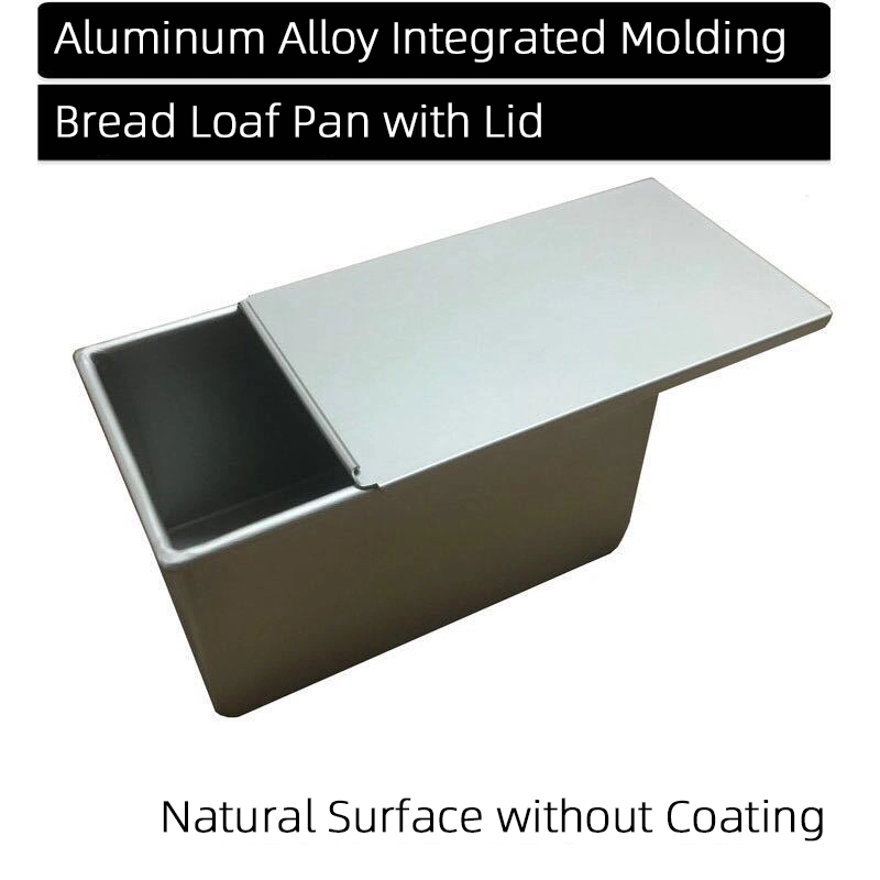 Commercial Bakery Use Aluminum Non Stick Fluted Pullman Loaf Pan Toast Bread Sandwich Bread Baking Pan with Lid