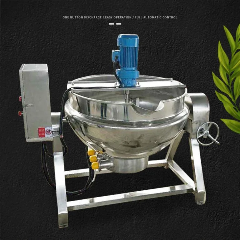 Sauce Stirring Wok Frying Machine Boiled Sauce Electric Heating Interlayer Pot