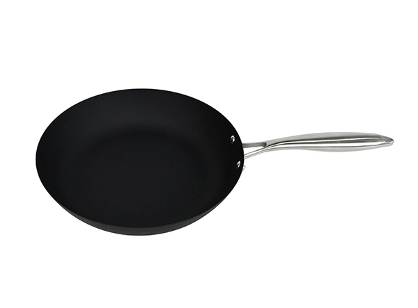 11 Inch Pre-Seasoned Lightweight Iron Cookware Rustproof Carbon Steel Frying Pan