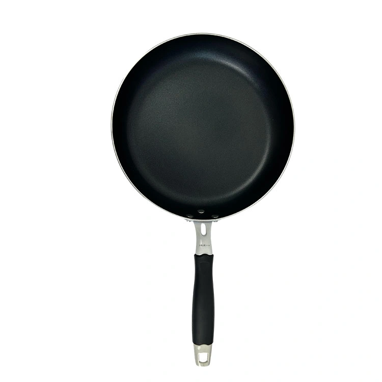 Hot Sale High Quality Aluminum Forged Fry Pan Cooking Pot Marble Coating Non Stick Frying Pan with Wooden Handle