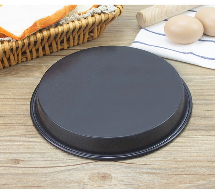 6/7/8/9/10 Inches Nonstick Aluminum Pizza Baking Tray Pizza Pan for Both Home Kitchen and Commercial Use