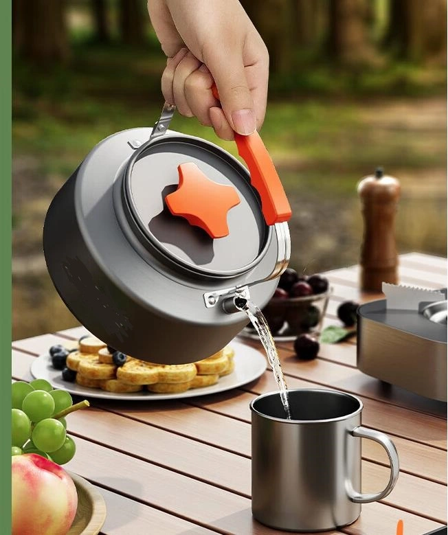 Camping Cookware Outdoor Pot Kettle Frying Pan Gear Portable Backcountry Camping Cutlery Sets