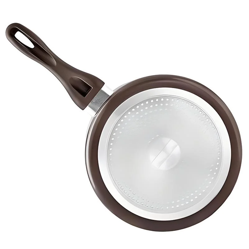 Granite Non Stick Frypan Aluminum Induction Non-Stick Grill Kitchen Handle Nonstick Frying Pan with Glass Lid