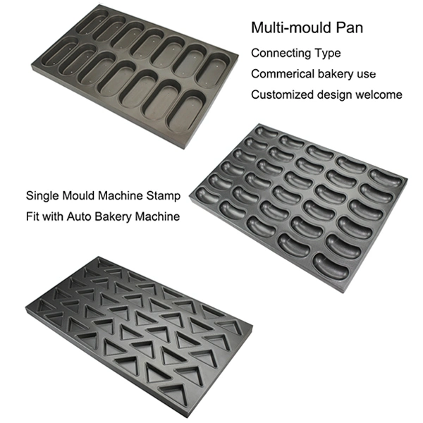 Custom Made Non Toxic Metal Non Stick Tound Jumbo Cupcake Pancake Muffin Cake Mould Baking Pan Burger Bread Oven Pan