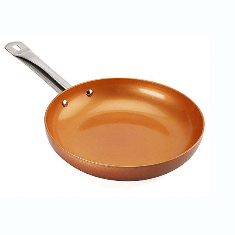 Aluminum Nonstick Copper Induction Skillet with Stainless Steel Handle