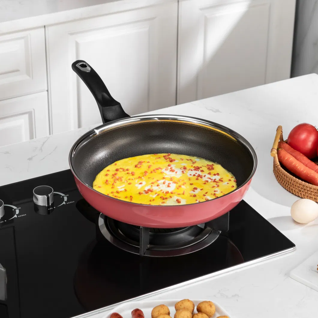 Best Seller Cookware Nonstick Eterna Coating Stainless Steel Ceramic Outer Layer 30cm Skillet