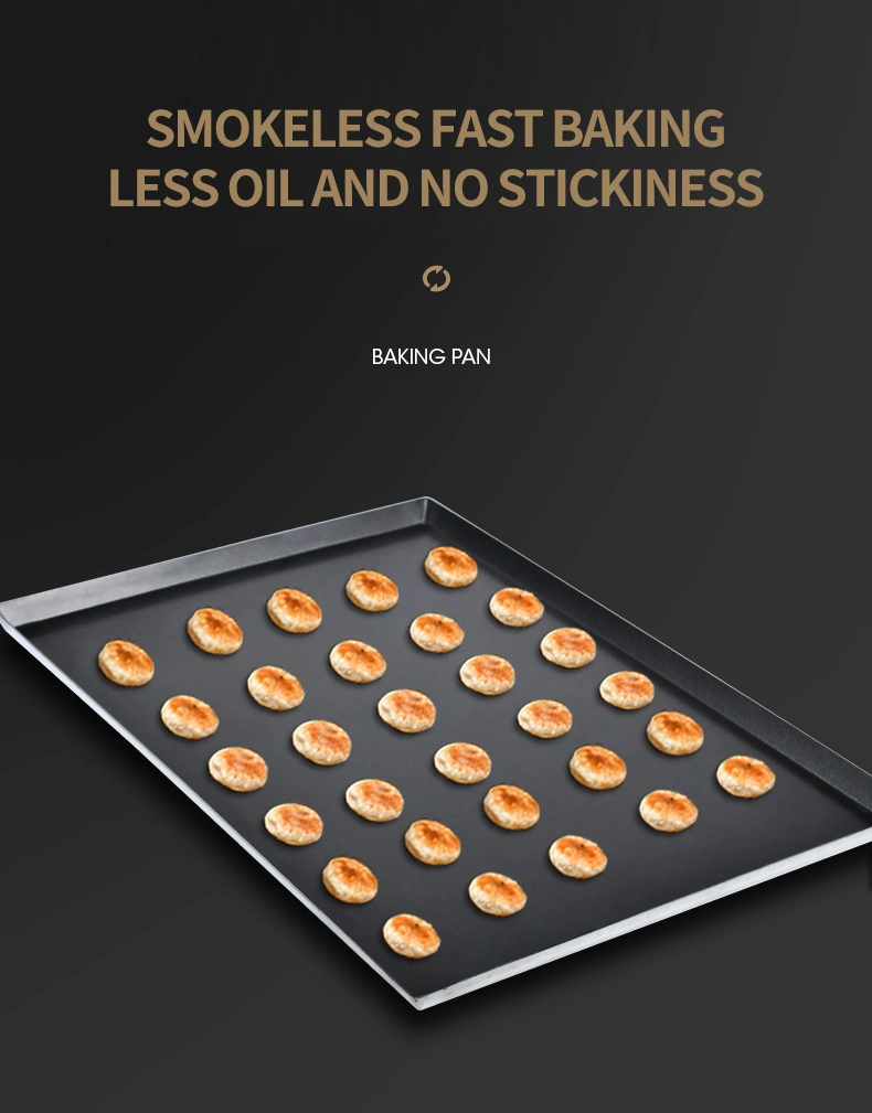 ODM&OEM Custom Made Non Stick Aluminium Perforated/Non-Perforated Bread Cookie Baking Sheet Oven Tray