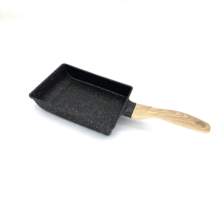 Nonstick Tamagoyaki Egg Pan Rectangle Small Frying Pan Suitable for Gas &amp; Indction