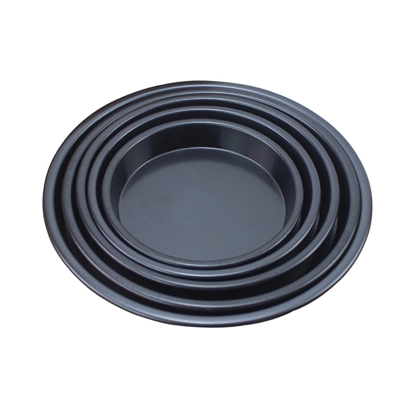 High Quality Hardening Non Stick Aluminum Round Baking Pan Deep Dish Pizza Pan Bakery Oven Round Bread Cake Baking Pan with Lid