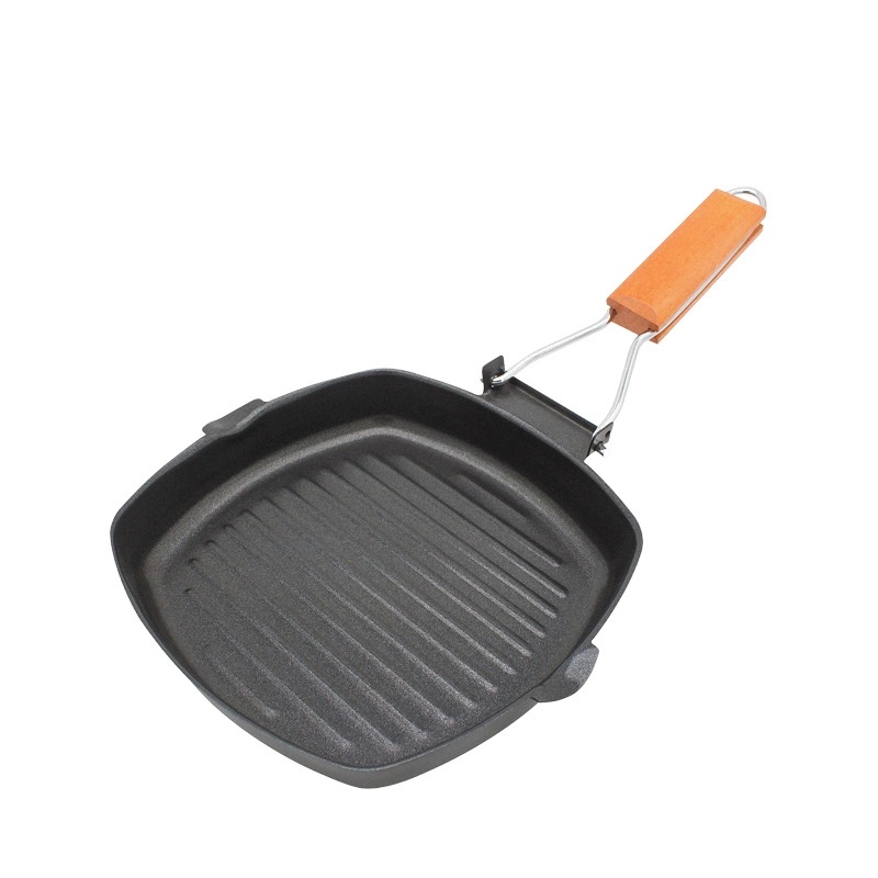 Fryer Grill Griddle Cast Iron Crepe Pancake Roti Chapati Mini Oven Chicken Roaster BBQ Roasting Fry Thick Non Stick Pan