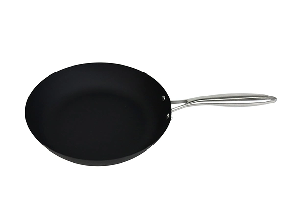 Naturally Nonstick Carbon Steel Omelette Pan 11-Inch Pfoa Free Anti-Rust Carbon Steel Pan