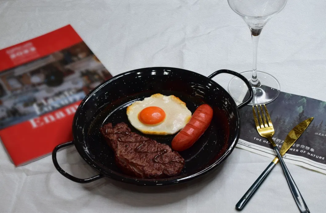 Enamel Paella Pan with Handles