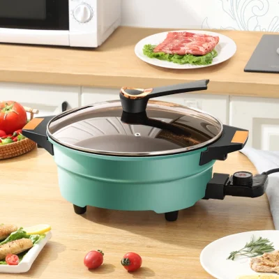 Sartén Non Stick Mini sartén portátil eléctrica 14inch Pizza Pan
