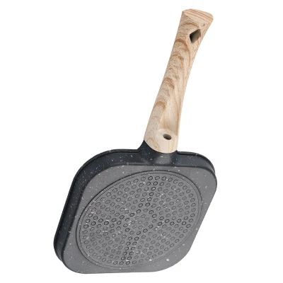 Venta en caliente Non Stick aluminio 4 tazas de huevo sartén Huevo Cooker Anillos molde redondo omelet hamburguesa Pancake Pan para Comodidad del desayuno