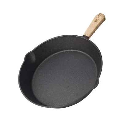 Sartén de hierro fundido grueso Cocina sin revestimiento cacerola de cocina Sartén Esg16055