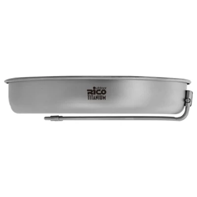 Titanium Antiadherente Sartén con 1000ml plegable de la manija