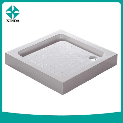 Caliente Venta Diseño normal Foshan precio de fábrica Diamante forma Acrílico Bandeja de ducha para cabina de ducha, Baño base de ducha