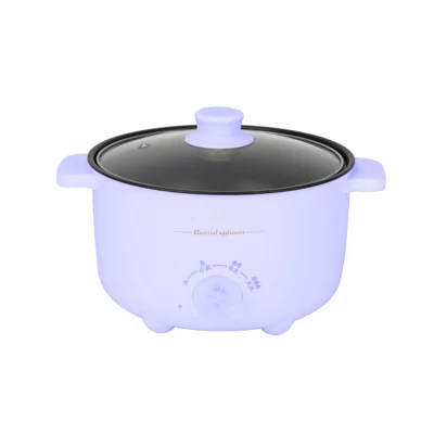 Hogar Cocina aparatos 2,6L olla de cocción eléctrica cacerola portátil Multi Función sartén Multipooker con olla caliente de vapor Pans antiadherentes
