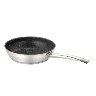Utensilios de cocina de acero inoxidable Non Stick Wok Pan, Induction Skillet Cookware Set, Multi Stir sartén