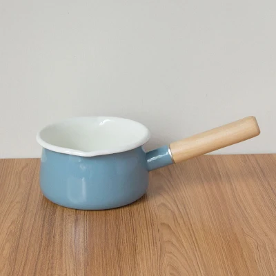 Cazuela de acero esmaltado de alta calidad para sopa y salsa
