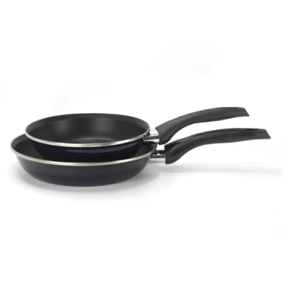 Utensilios de cocina Enamel Carbón Acero Fry Pan Induction Cocina Skillets Sartenes antiadherentes