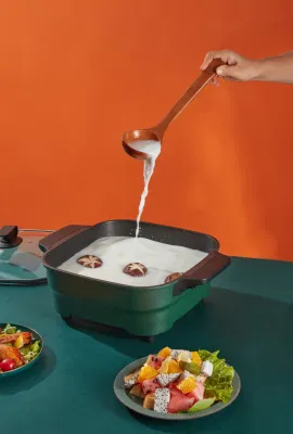 Olla eléctrica Multi Cocina eléctrica Hot Pot Home sartén 30cm