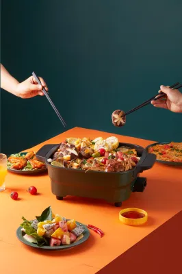 Olla eléctrica Multi Cocina eléctrica Hot Pot Home sartén 30cm