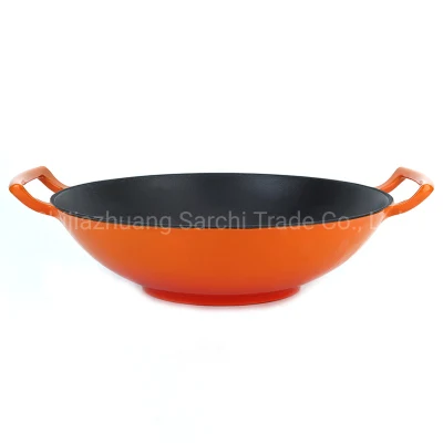 Japonés Porcelana esmalte Wok pequeño mini Wok