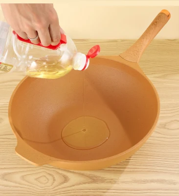 Fábrica Mayoreo utensilios de cocina Cuna de aluminio de granito