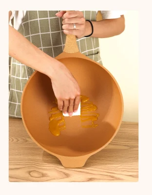 Fábrica Mayoreo utensilios de cocina Cuna de aluminio de granito