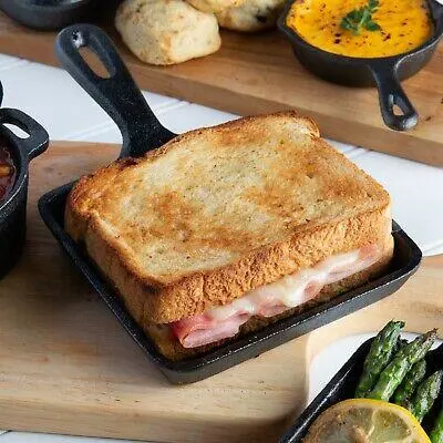 Cocina de sartén de huevo de hierro fundido al estilo japonés Mini sartén de tortilla de hierro fundido sartén de huevo