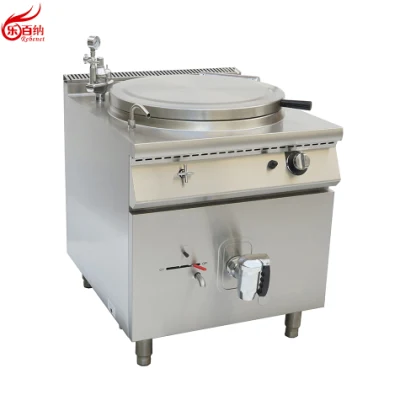 El mejor equipo de cocina de gas de 60L comercial la inclinación de sartén de acero inoxidable (7G-RS)