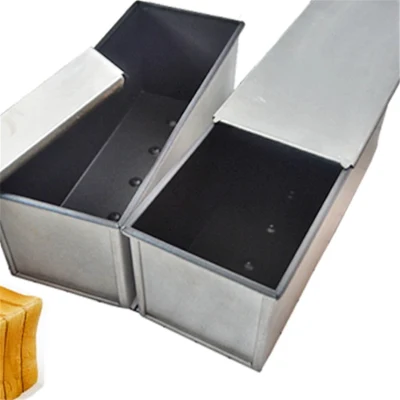 Horno de grado alimentario Hot-Selling anti-adherente seguro Caja de pan pan pan de aluminio