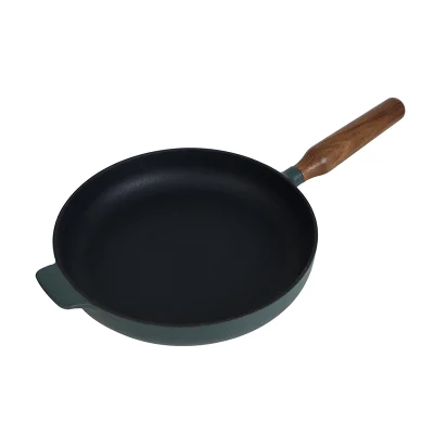 Bandeja de huevo profesional antiadherente libre de PfAs Saludable Enameled fundición Hierro Pan
