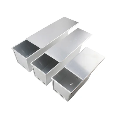 No ondulado de aluminio personalizables Stick Pullman hornear pan pan pan de Sandwich de pan tostado pan molde para hornear con tapa