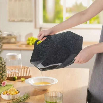 Camping Octagonal sartén Grille Grill Pan para exterior y.. Cocina Cocina
