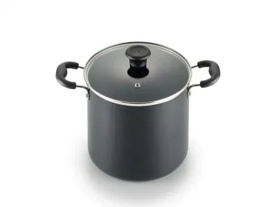 Nonstick Stockpot 12 Quart Cookware ollas y sartenes Lavavajillas Seguro Negro