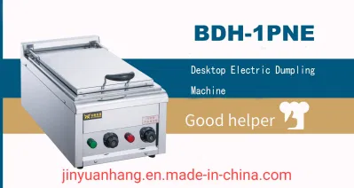 Dumplings Pan-Fried Pan-Fried, bollos, Pan-Fried Pancakes - Equipamiento de cocina para uso comercial (un solo bote) Desktop sartén eléctrica Bdh-1PNE.