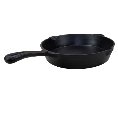 BSCI aprobado fábrica de fundición esmaltado 10&quot; 10 pulgadas Chef Cast Sartén de hierro sartén sartén sartén sartén de huevo