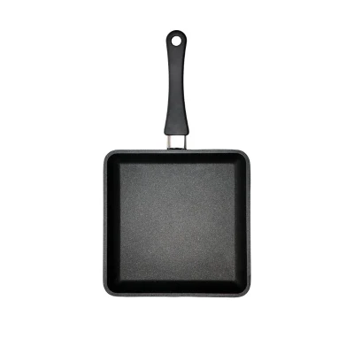 Venta directa en caliente Mini sartén de hierro fundido prescondido Pan de hierro fundido de Tamagoyaki Pan de tortilla japonesa
